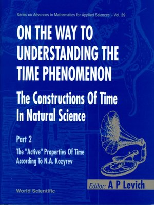 cover image of On the Way to Understanding the Time Phenomenon
